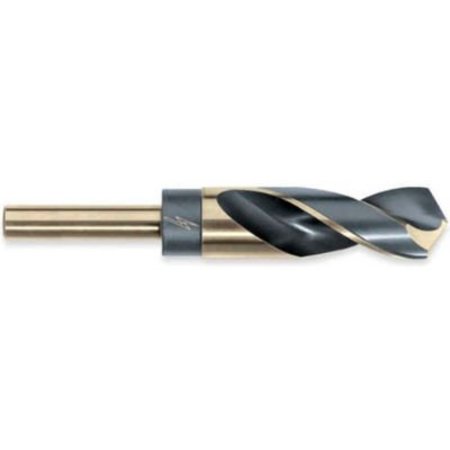 CUTLER SALES Triumph Twist Drill Style T9FHD HSS Reduced Shank Drill Black & Bronze Oxide 21/32" 94142